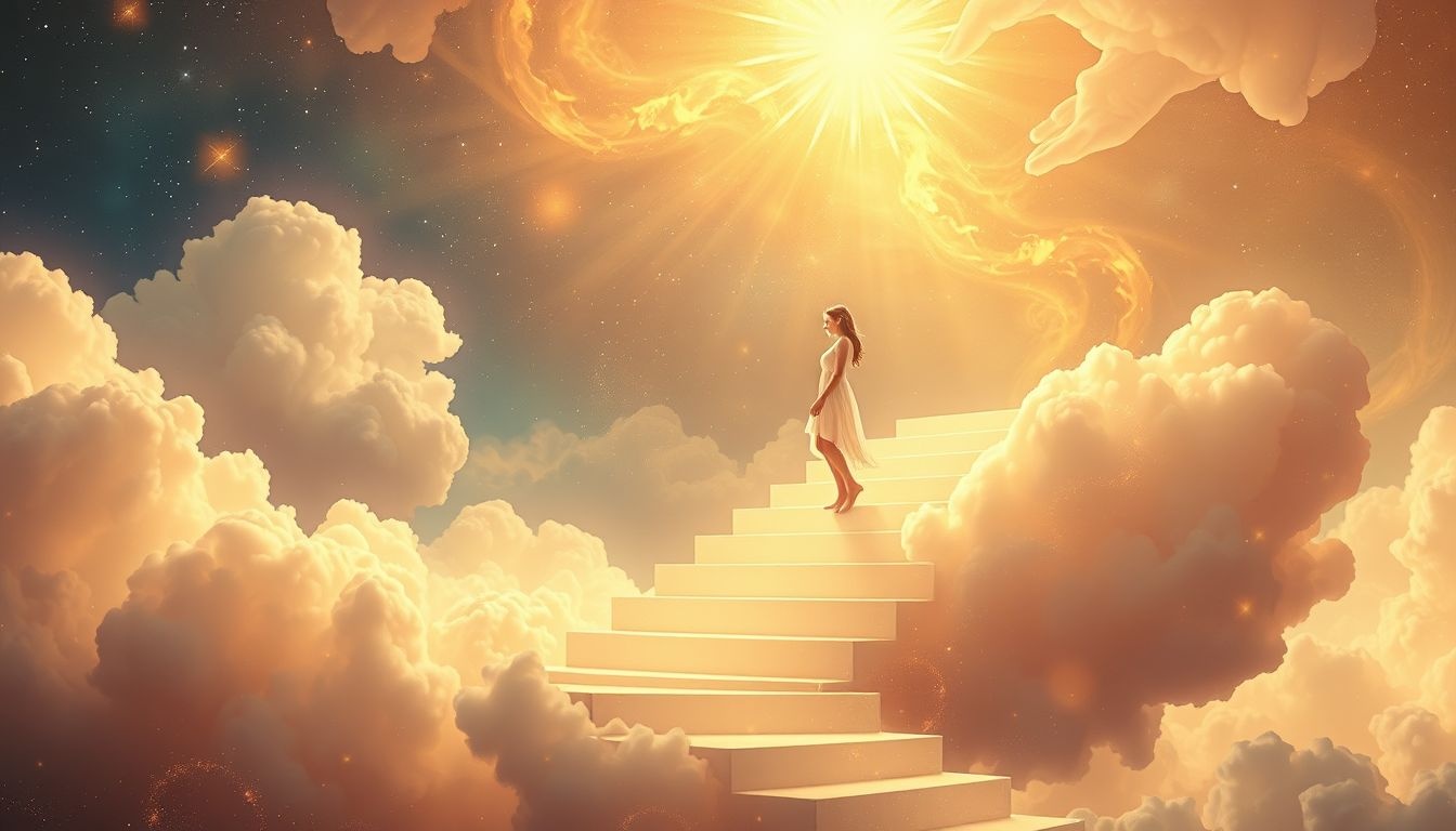 Iemand helpen op trappen symboliseert steun en medeleven tonen.