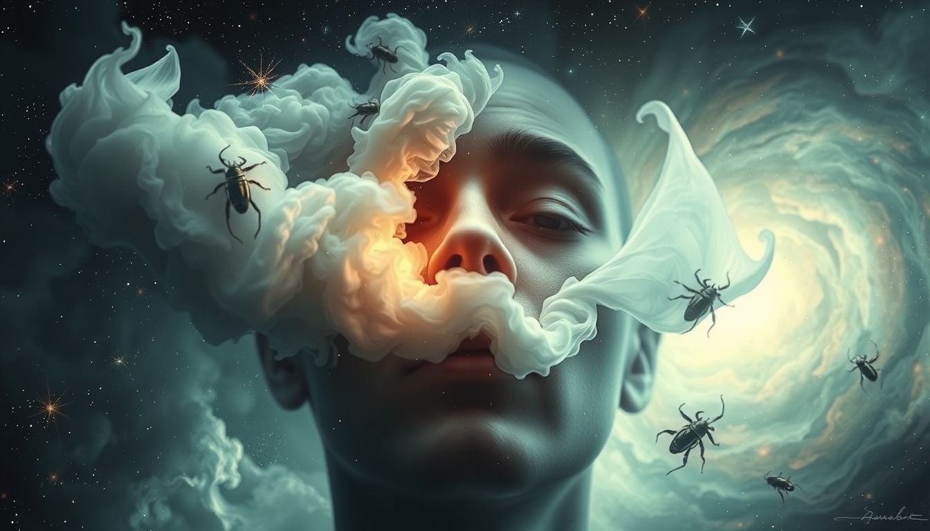 Dromen over kakkerlakken in je mond symboliseren onderdrukte angsten.