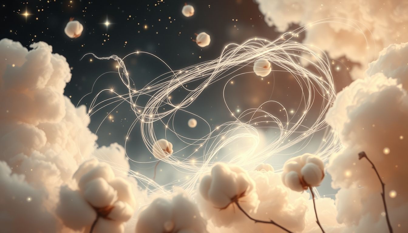 Katoen spinnen symboliseert creativiteit en innerlijke transformatie in dromen.