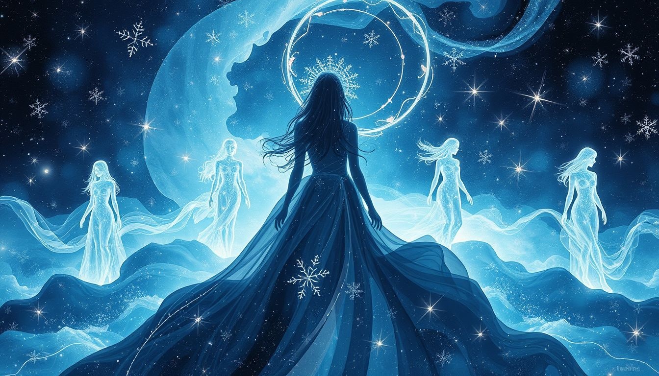 Vijf unieke winterdromen onthullen diverse persoonlijke innerlijke emoties.