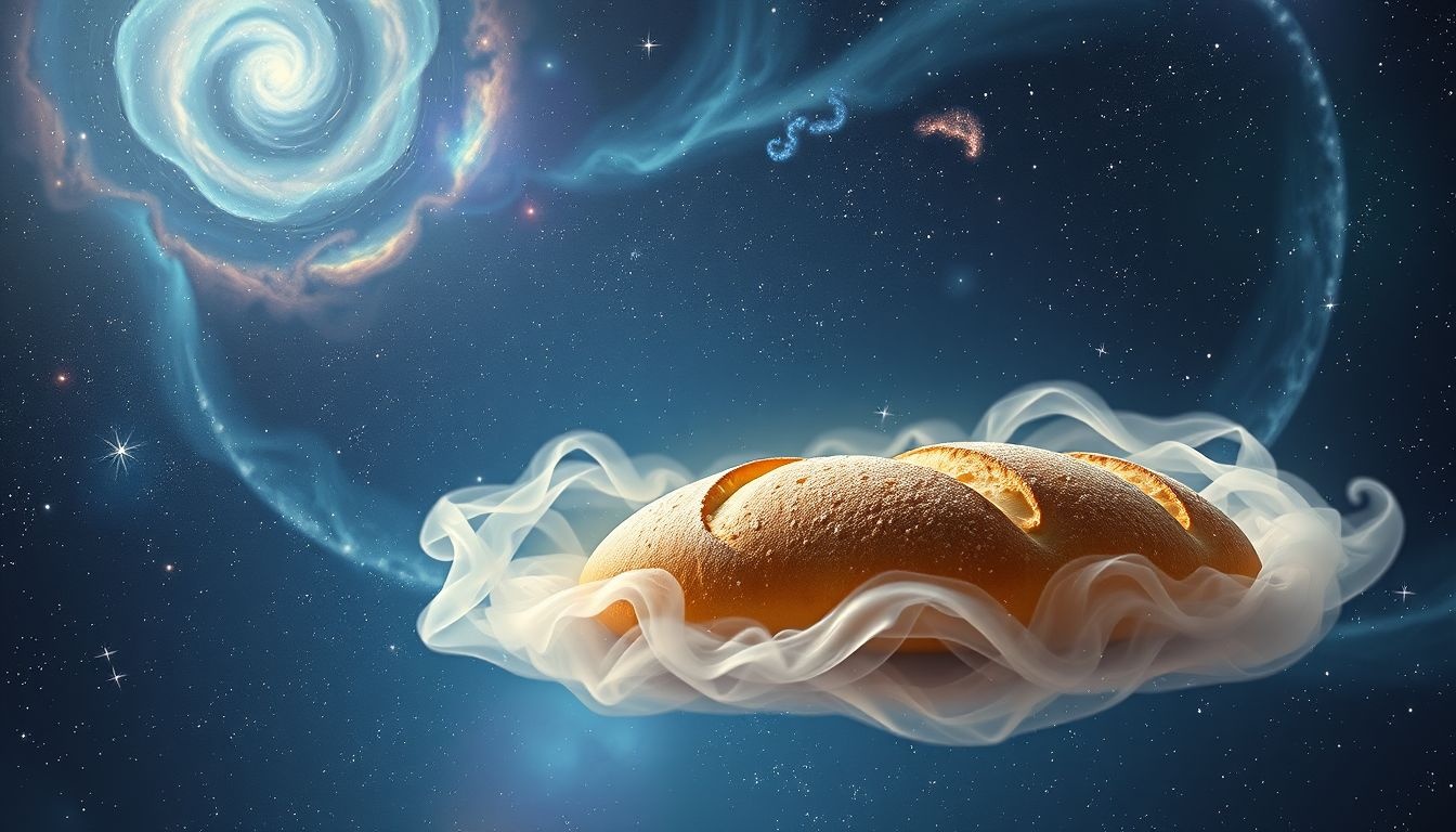 Roggebrood bakken in dromen symboliseert creativiteit en overvloed.