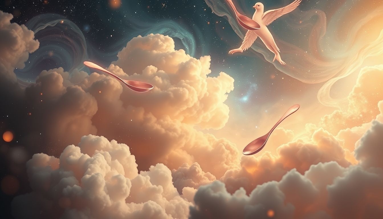 Theelepeltjes symboliseren zorgzaamheid en liefdevolle voeding in dromen.