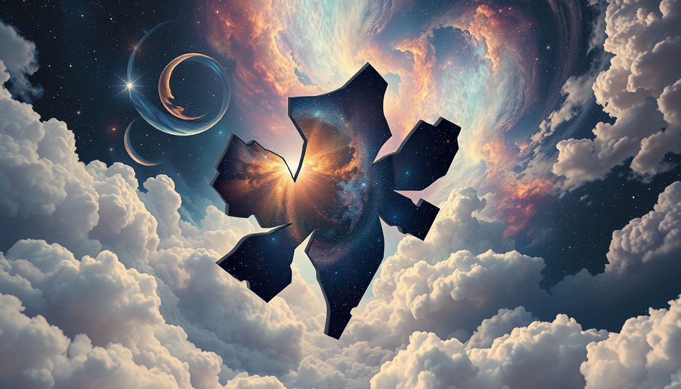 Een vallend schilderij symboliseert vaak verloren controle en onzekerheid.