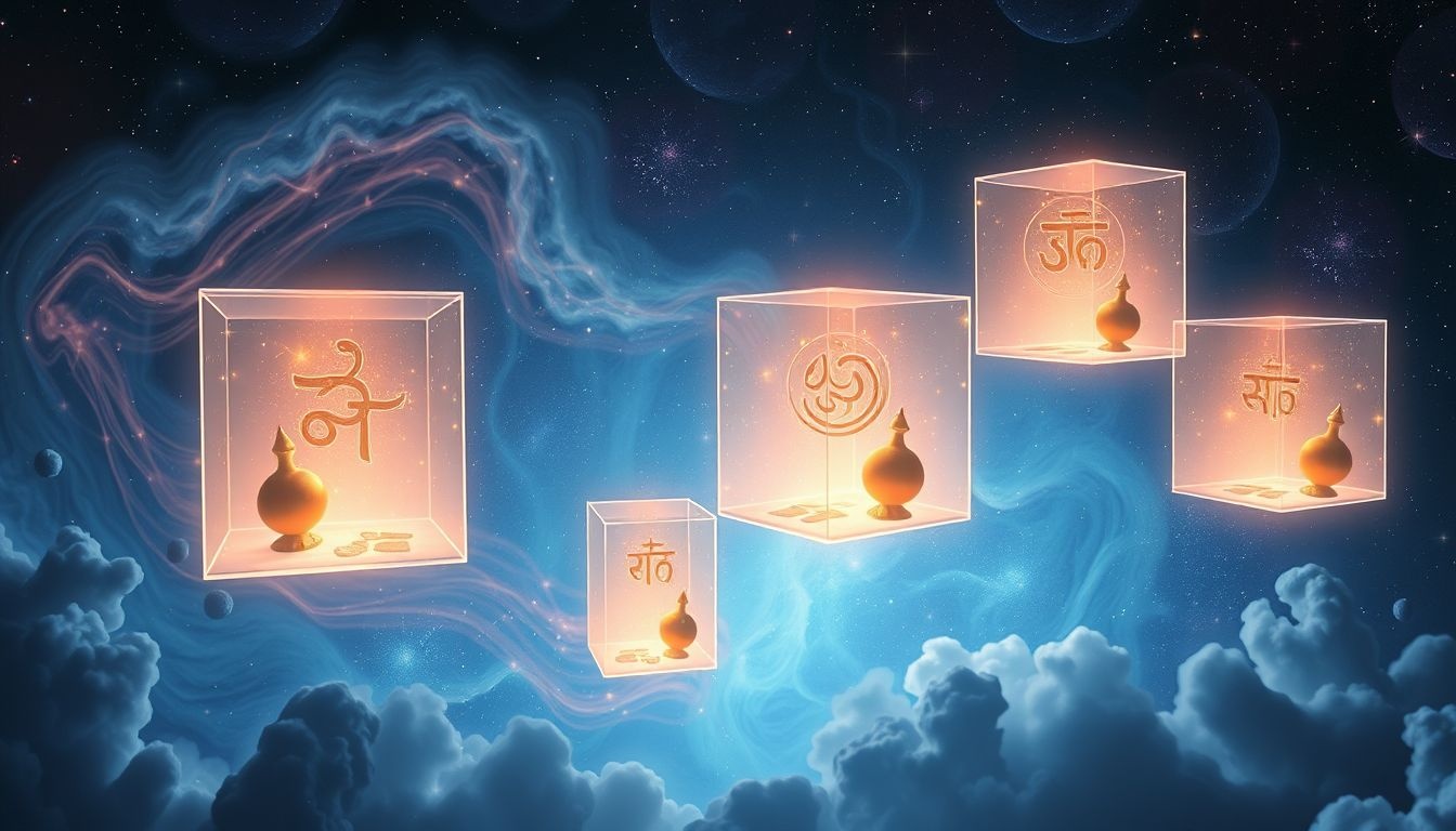 In sommige culturen symboliseren compartimenten verborgen kennis en orde.