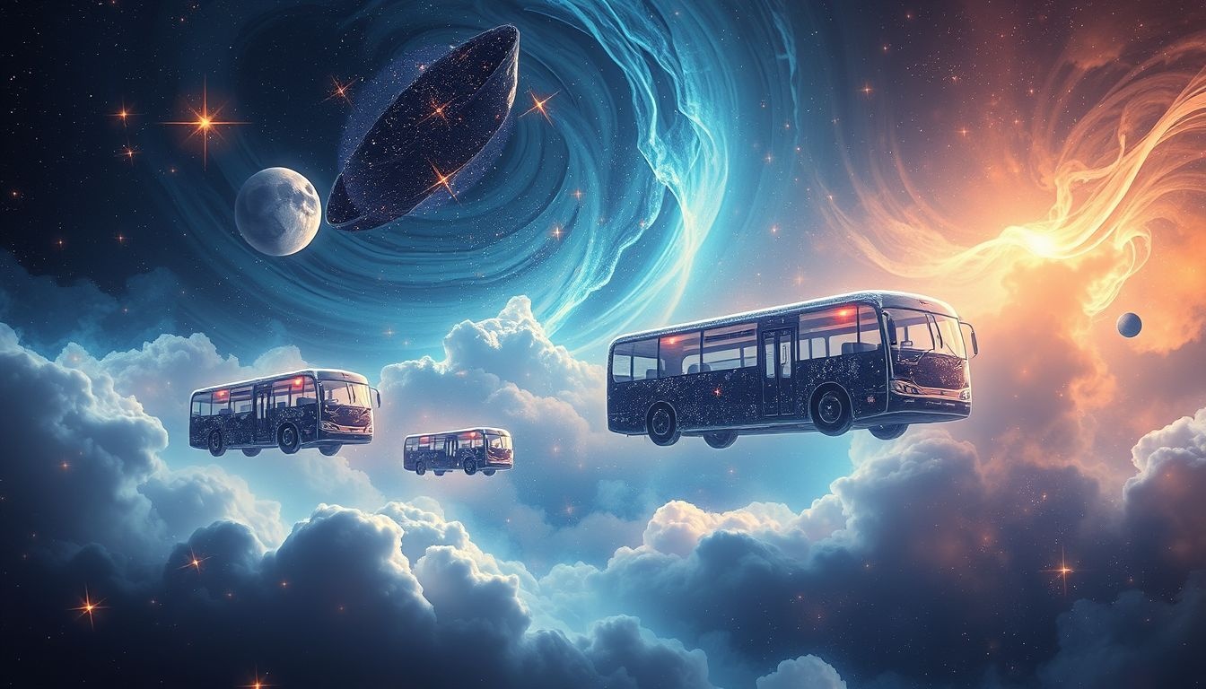 Bussen in dromen symboliseren levensreizen en gemiste kansen.