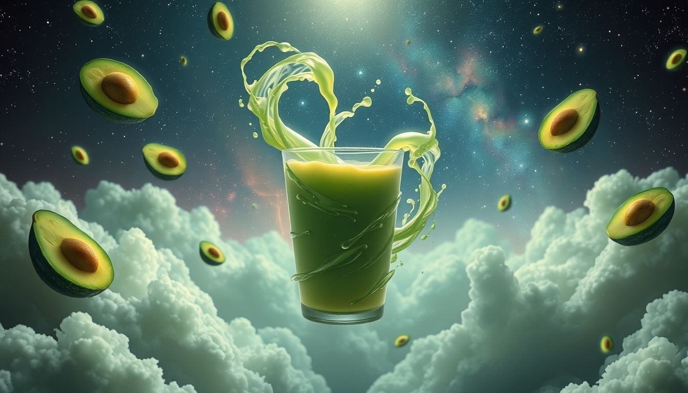 Dromen over avocado smoothies symboliseert gezonde vernieuwing en energie.