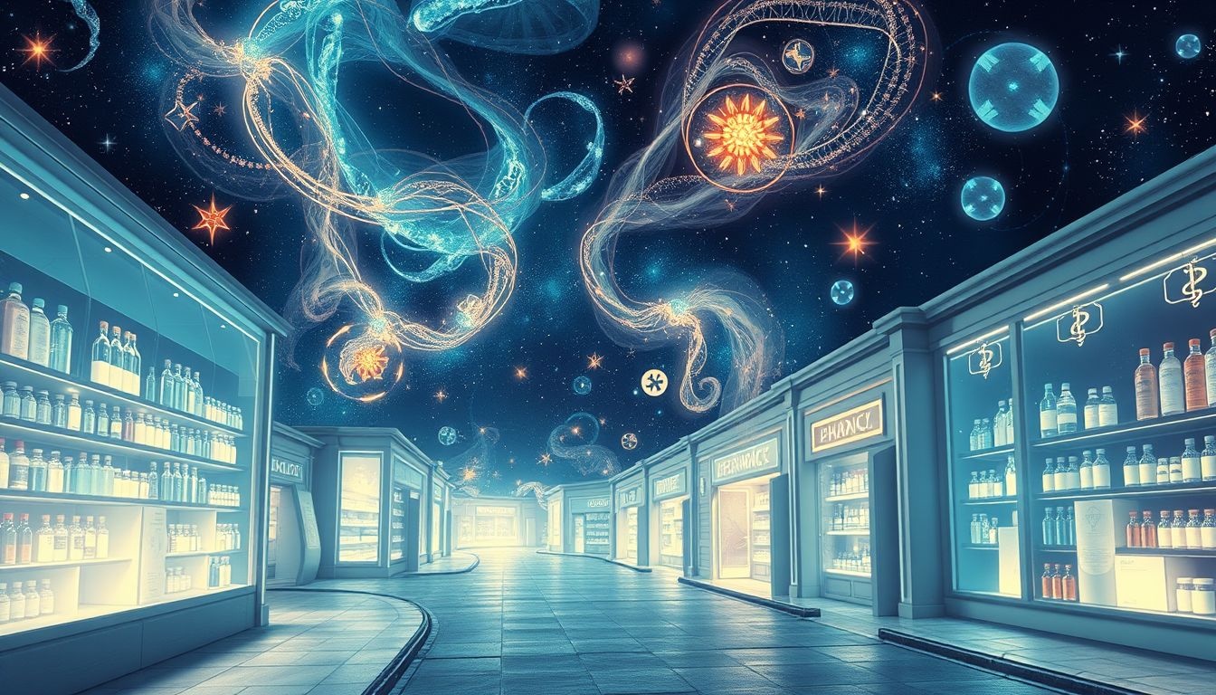 Dromen over apotheek symboliseert genezing en verzorging in het dagelijks leven.