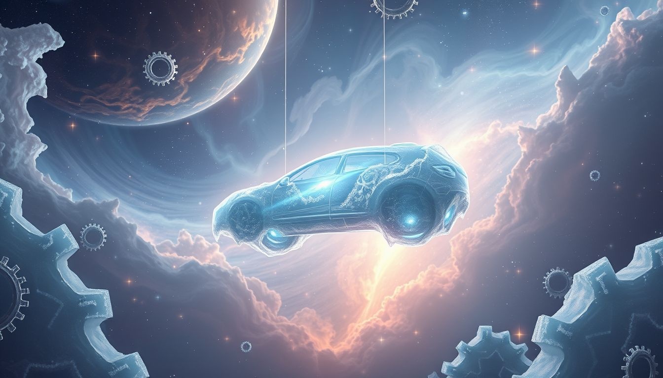 Dromen over een bevroren auto symboliseren vastgelopen vooruitgang in het leven.