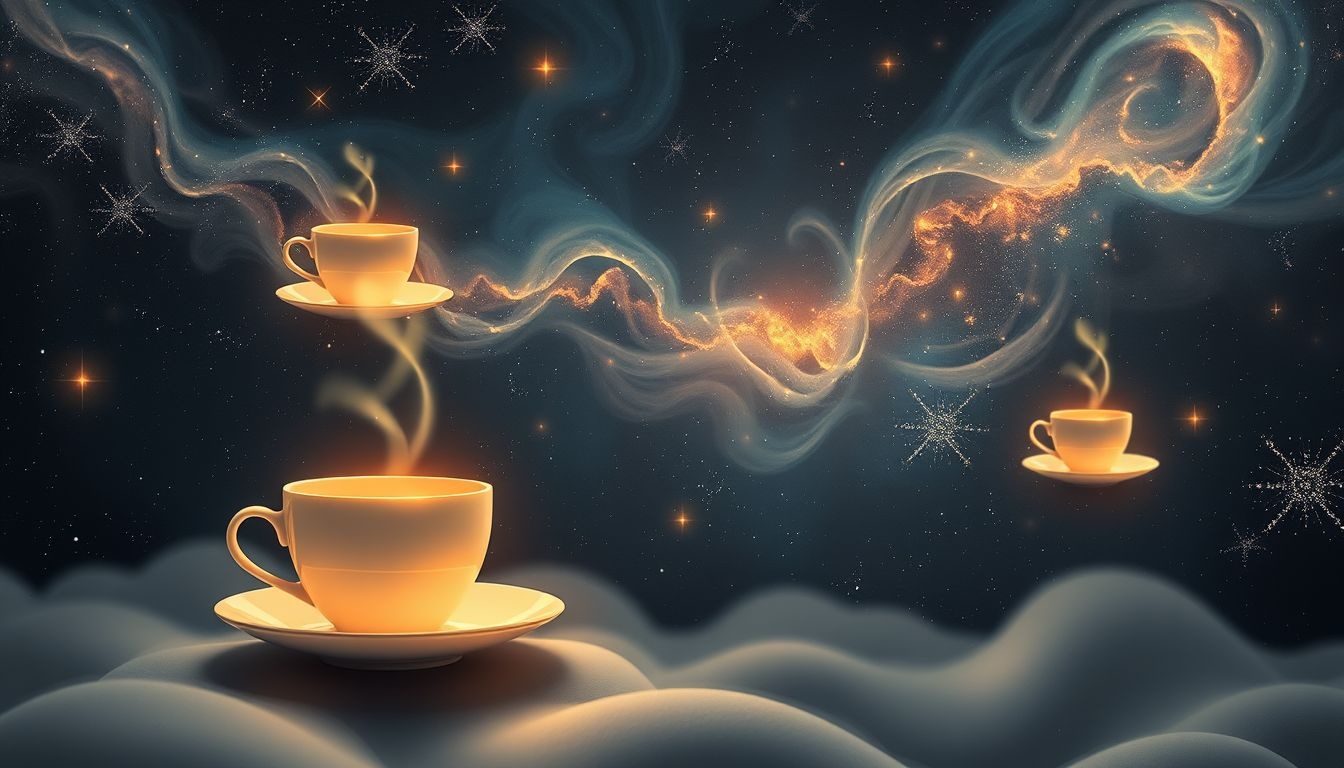 Dromen over sprekend koffieservies symboliseert verborgen communicatie en inzichten.