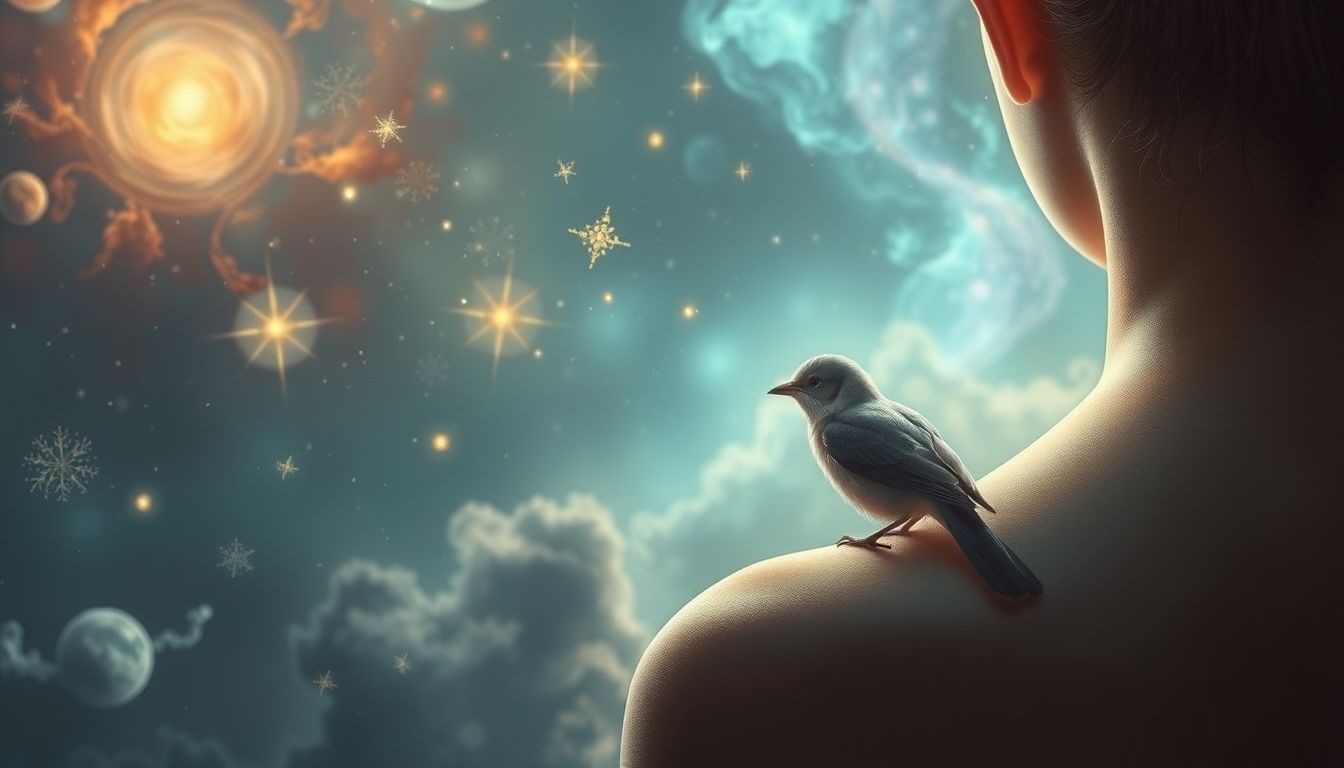 Een lelvogel op je schouder symboliseert wijsheid en bescherming.