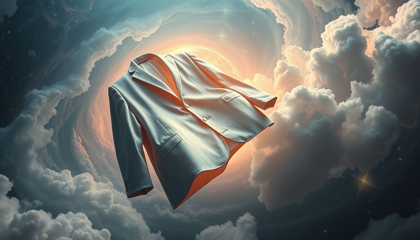 Dromen over een te grote blazer symboliseert onzekerheid en verantwoordelijkheid.