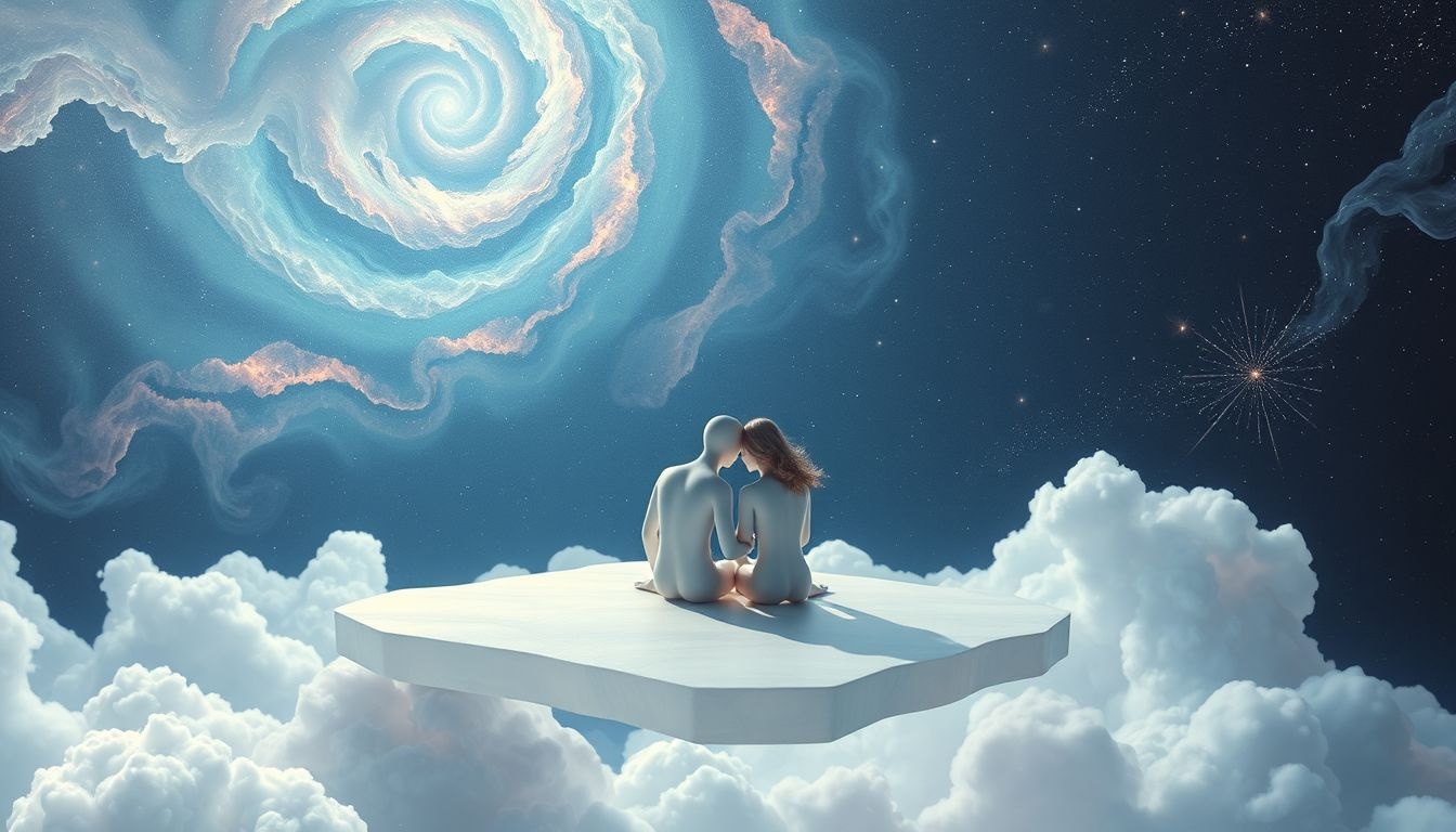 Dromen over een terras met je partner symboliseert verbondenheid en harmonie.