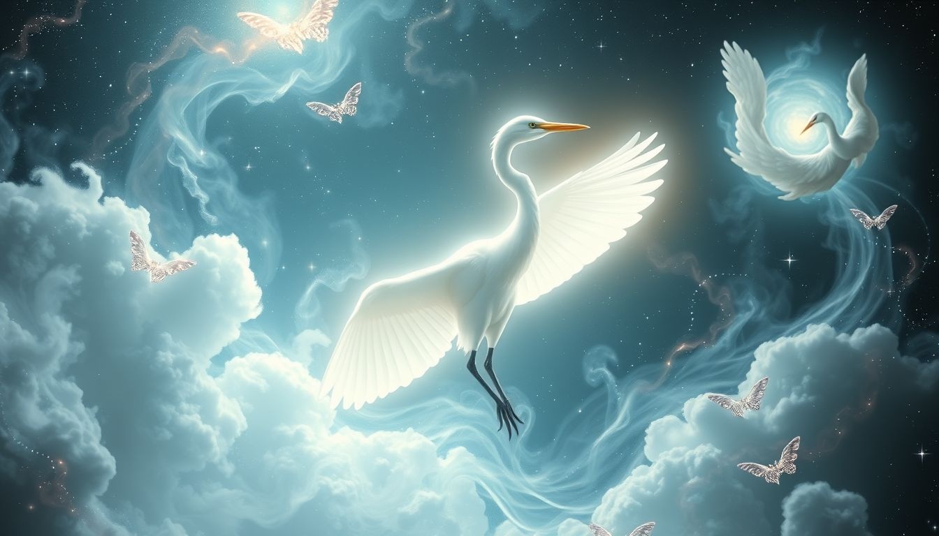 Dromen over witte lelvogels symboliseren vaak pure liefde en spiritualiteit.