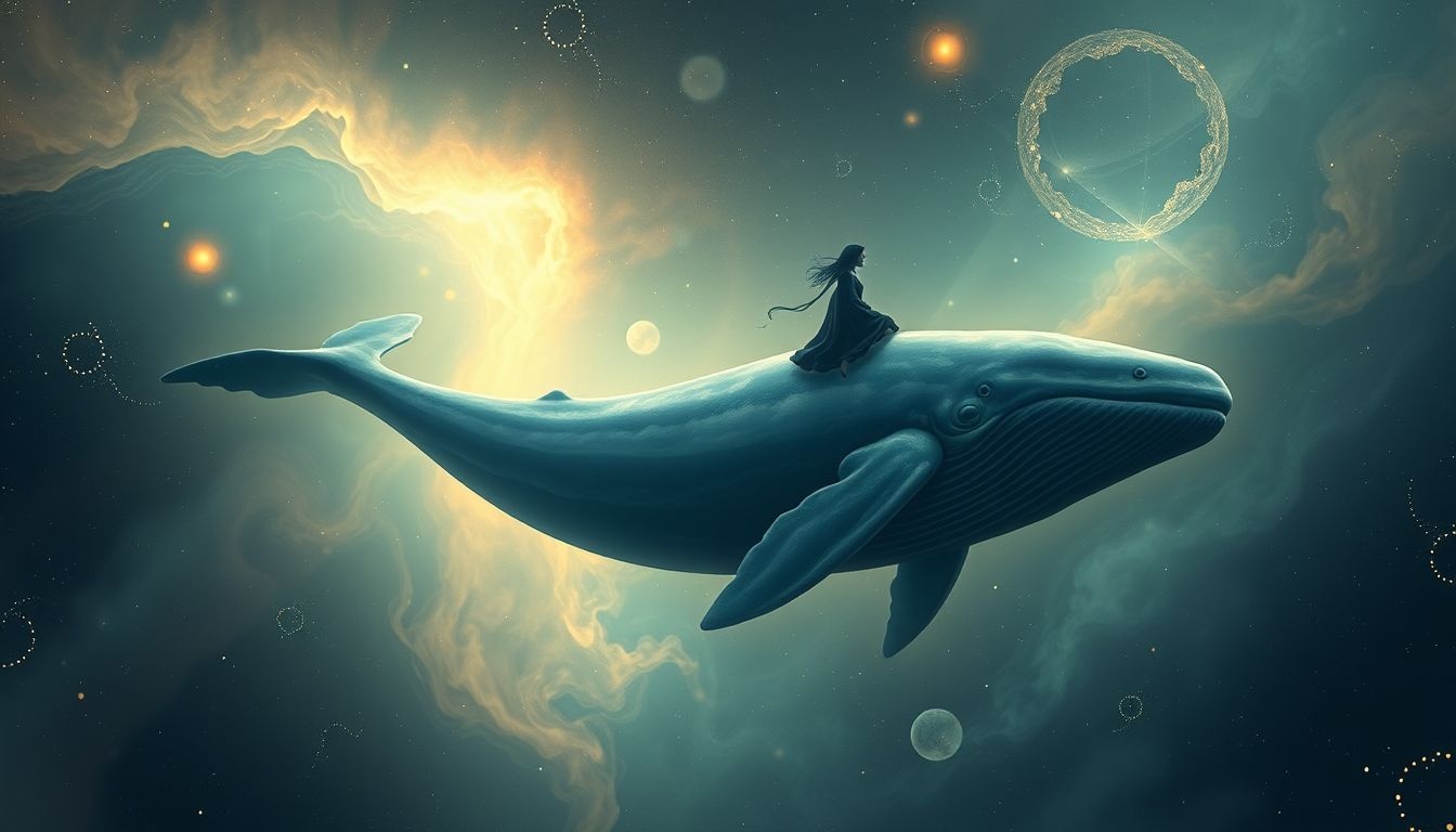 Dromen over walvis berijden symboliseert innerlijke kracht en avontuur.