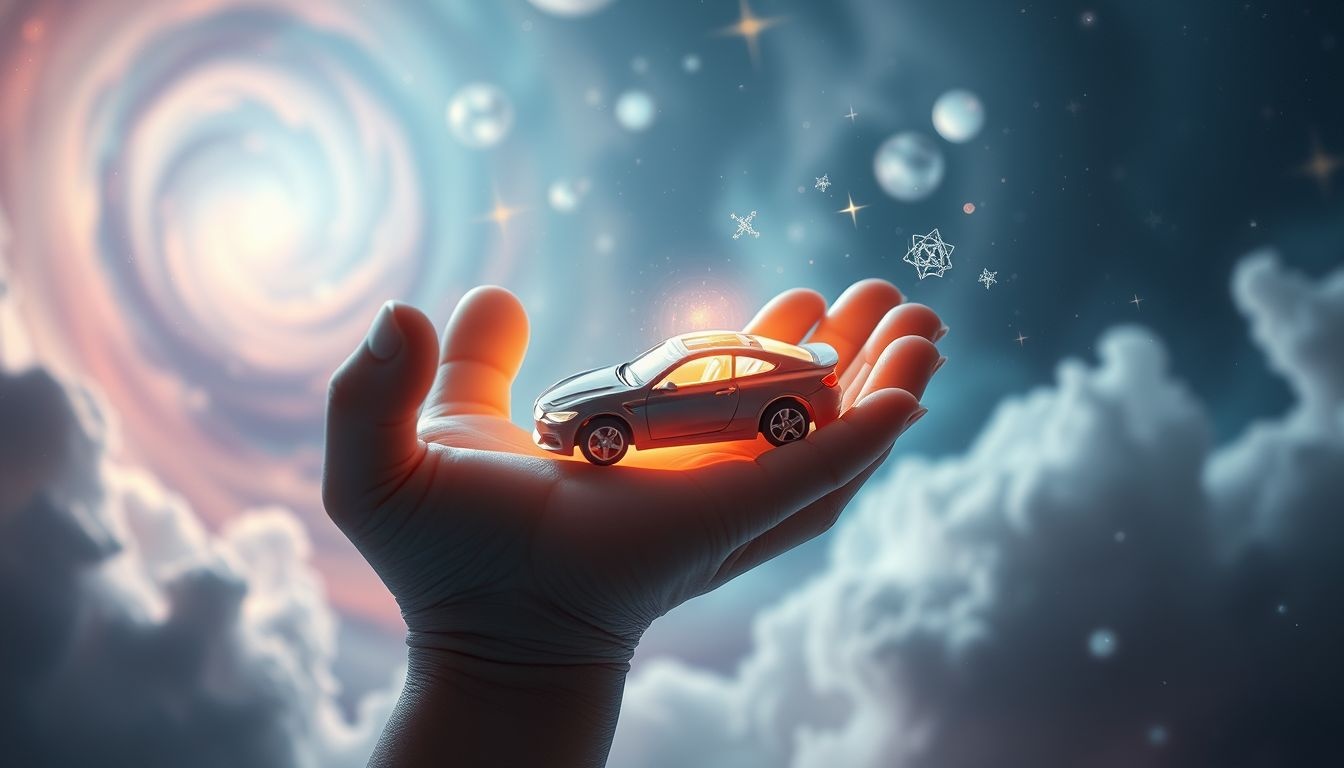 Dromen over speelgoedauto's symboliseren vaak verlangen naar controle en vrijheid.