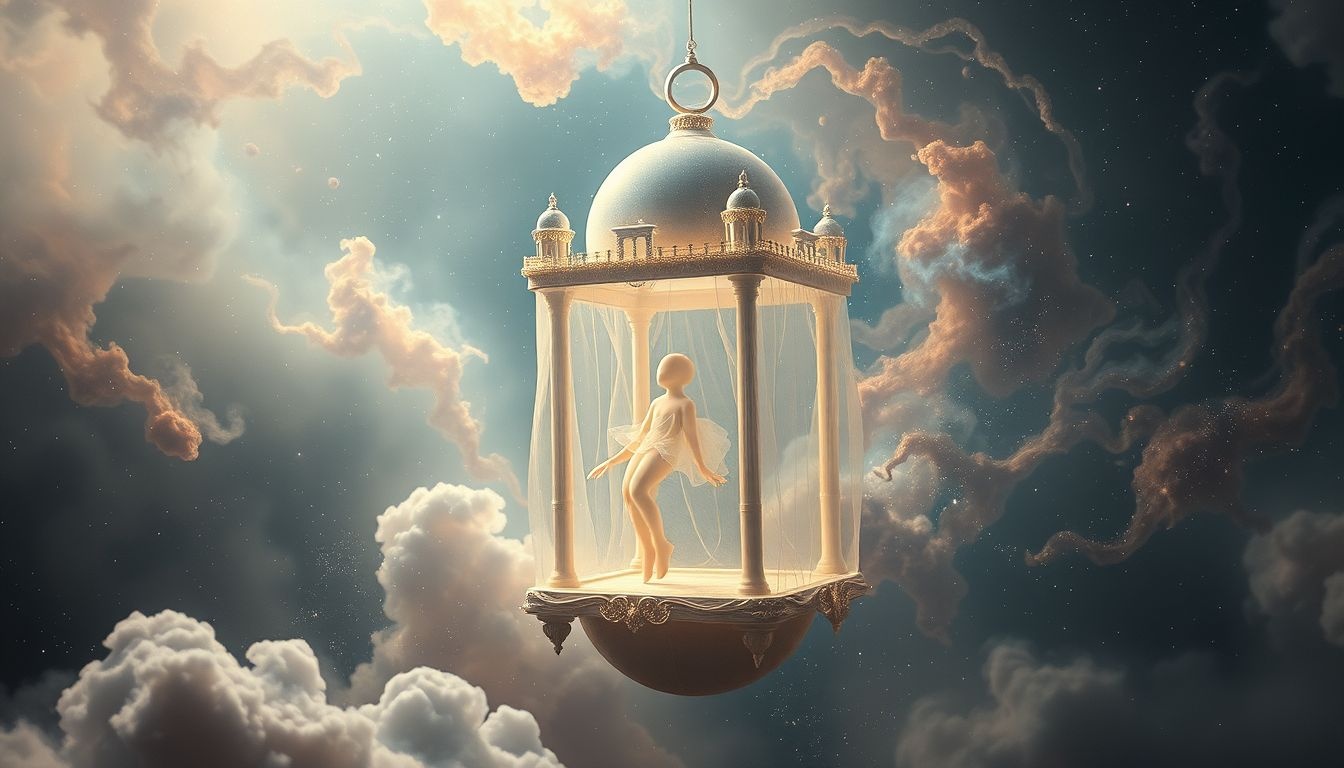 Dromen over gevangenschap in een bolwerk symboliseren innerlijke beperkingen.