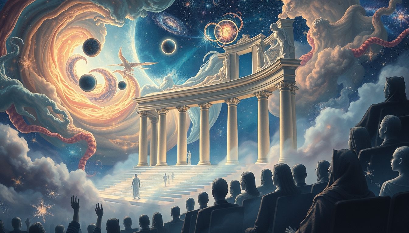 Dromen over amfitheaters symboliseren vaak publieke erkenning en onzekerheid.