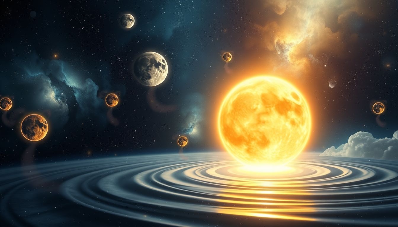Dromen over Selene en de zon symboliseren innerlijke balans en eenheid.