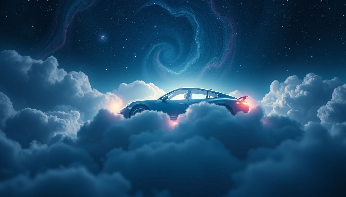 Dromen over slapen in een auto symboliseert tijdelijke rust en verandering.