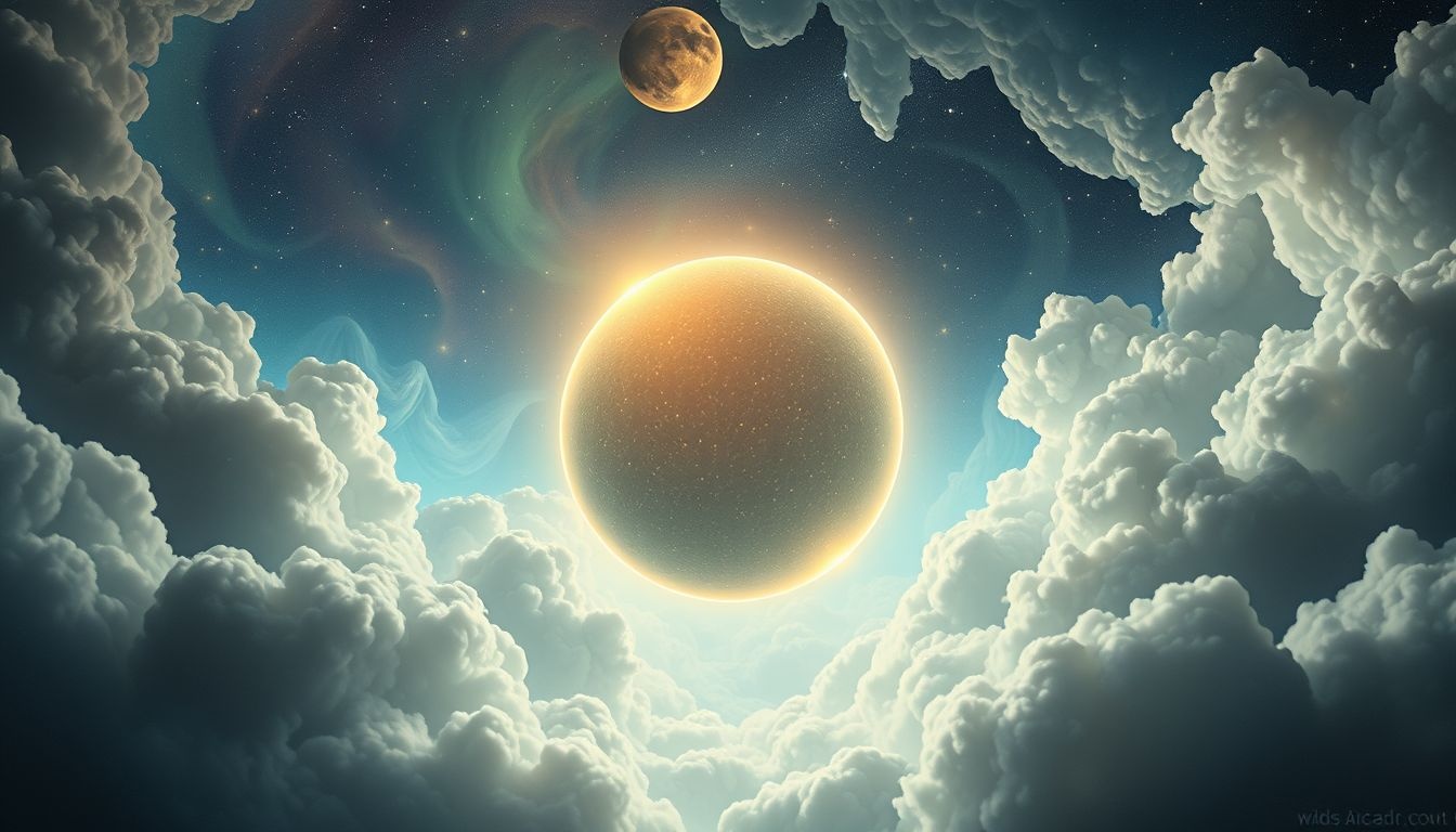 Een perfecte ronde schijf symboliseert harmonie en voltooiing.