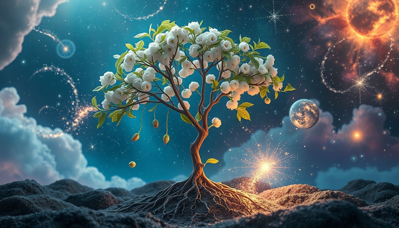 Een zure kersenboom planten symboliseert nieuw begin met uitdagingen.