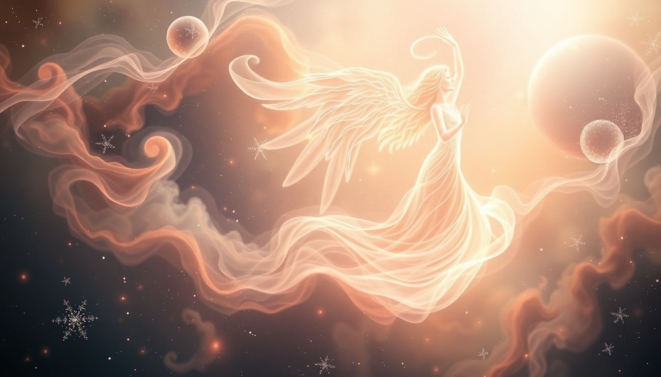 Een vrouwelijke engel symboliseert vaak bescherming en spiritueel inzicht.