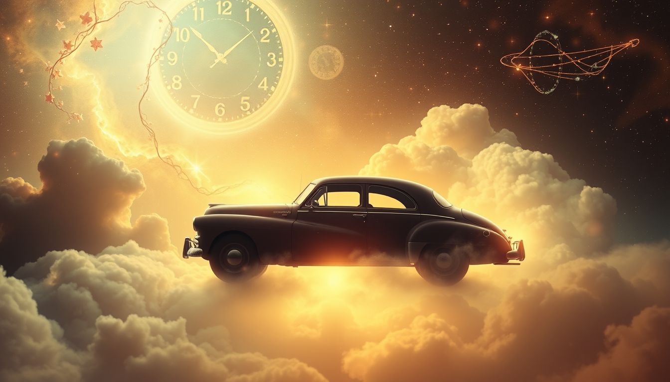 Droom over oude auto symboliseert nostalgie en onverwerkte herinneringen.