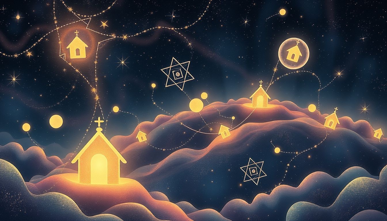 Wonen in een joodse wijk symboliseert verbondenheid en spirituele groei.