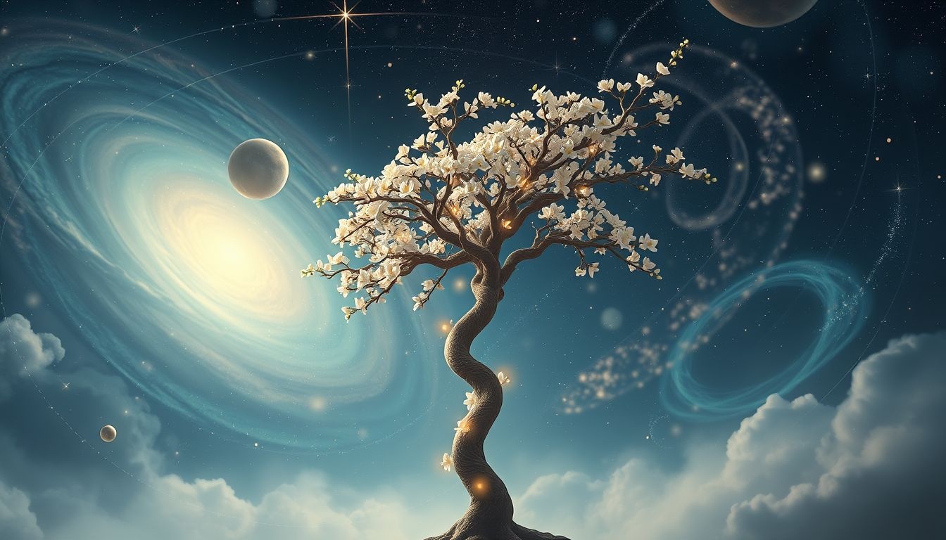 Droom 14 symboliseert groei en het bereiken van spirituele hoogten.