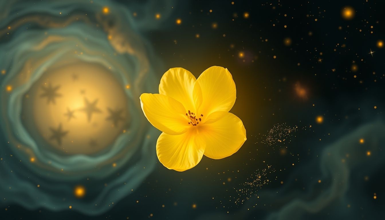 Een gele primula symboliseert vreugde en nieuwe kansen in dromen.