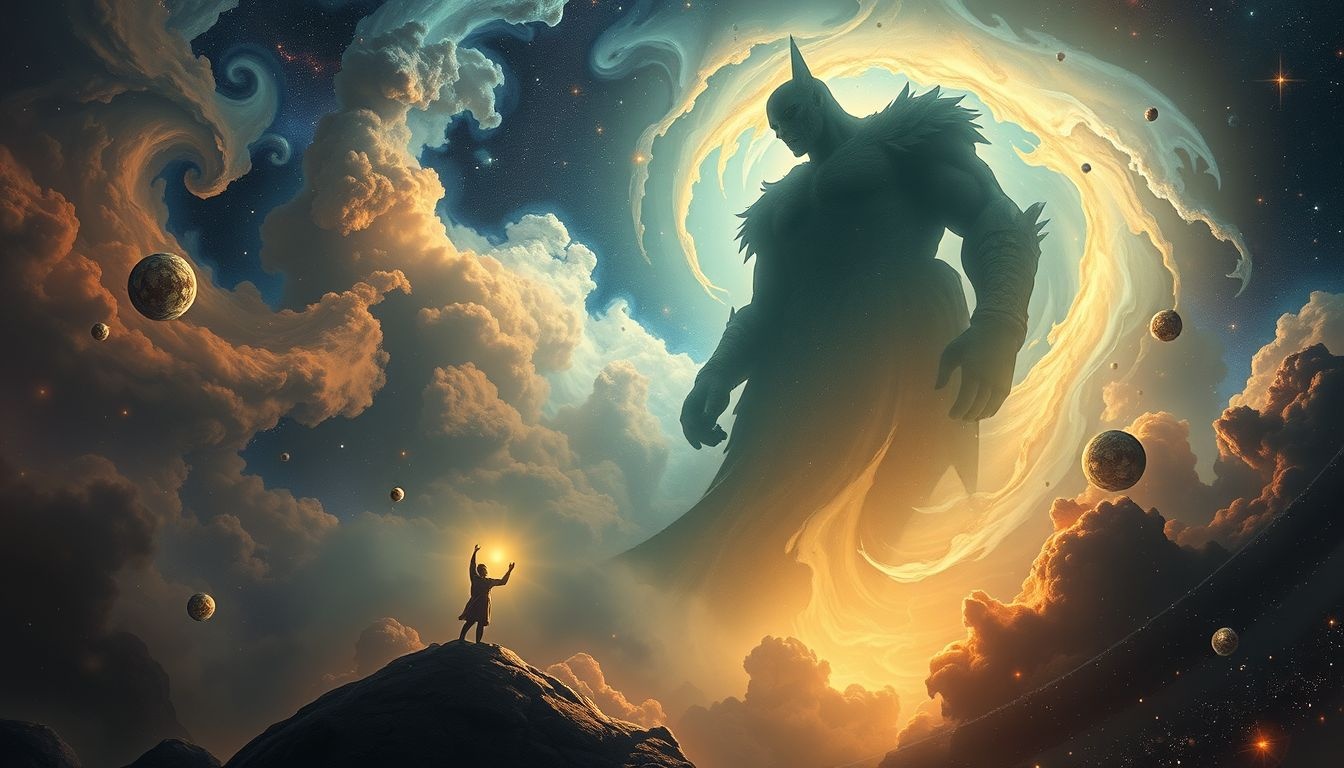 Droom van David verslaat Goliath symboliseert overwinnig van grote uitdagingen.