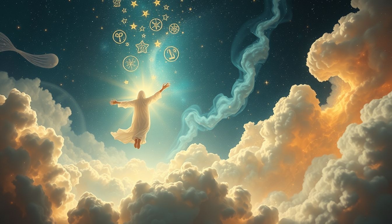 Getuige zijn van Hemelvaart symboliseert afscheid en spirituele groei.
