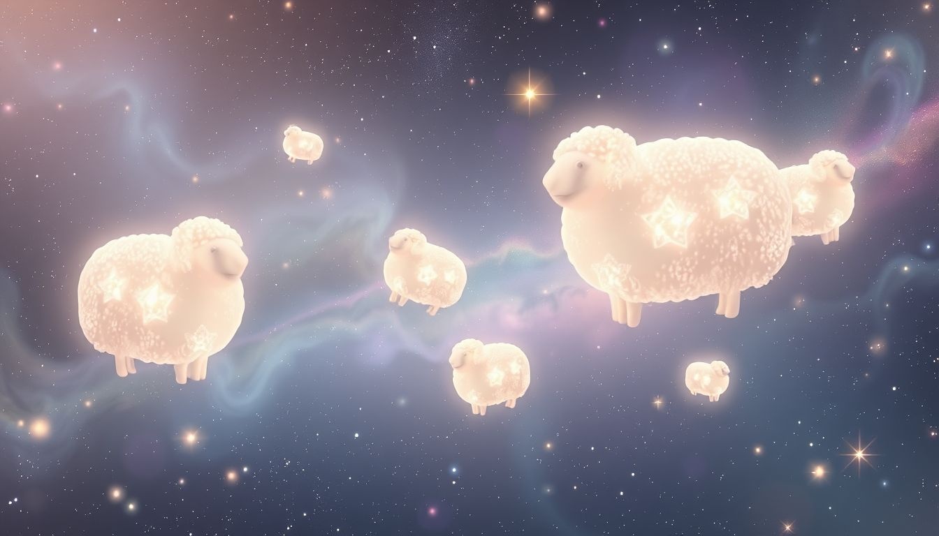 Dromen over schapen tellen symboliseert vaak zoeken naar rust.