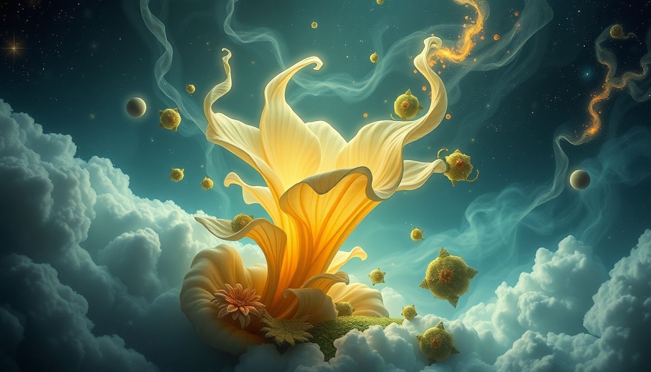 Een veranderende leverbloem symboliseert transformatie en innerlijke groei.
