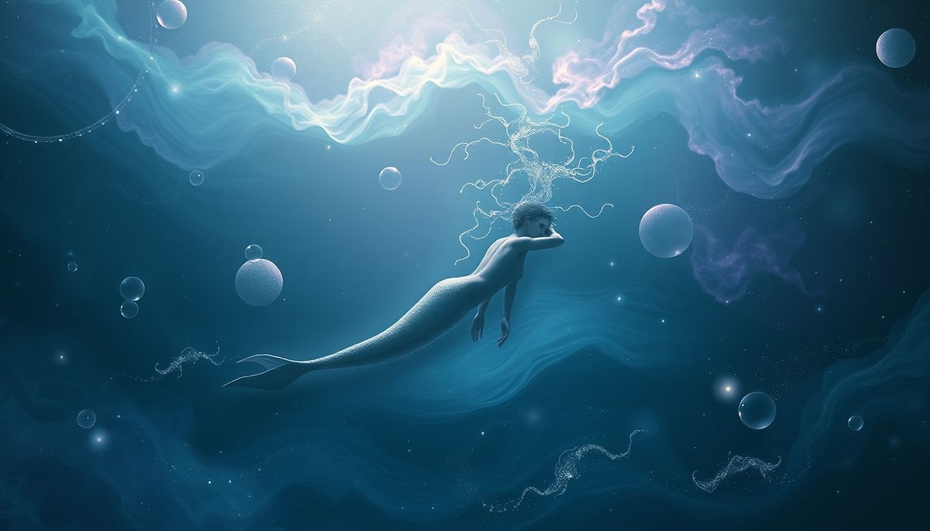 Droom 22 symboliseert verleiding en het onbekende onder water.