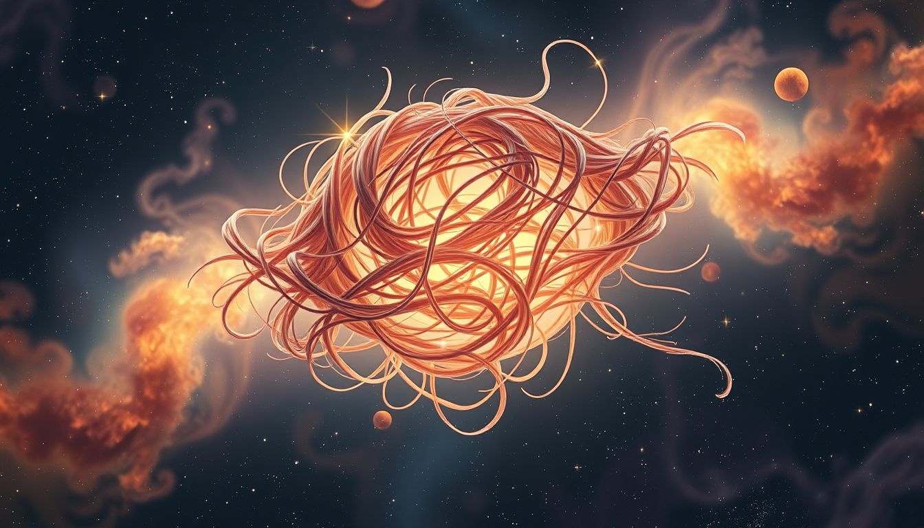 Klitten in een pruik symboliseren verborgen zorgen en ongemak.