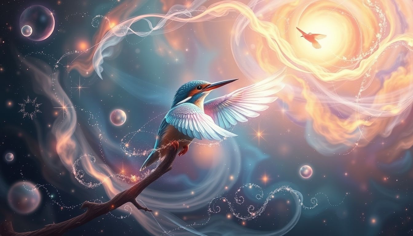 Een ijsvogel in je droom symboliseert begeleiding naar nieuwe kansen.