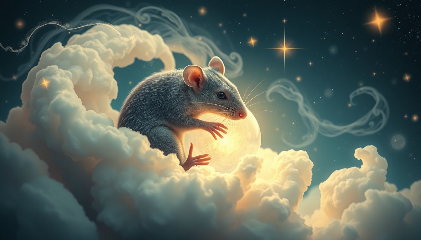Een beschermende rat symboliseert onverwachte steun in moeilijke tijden.