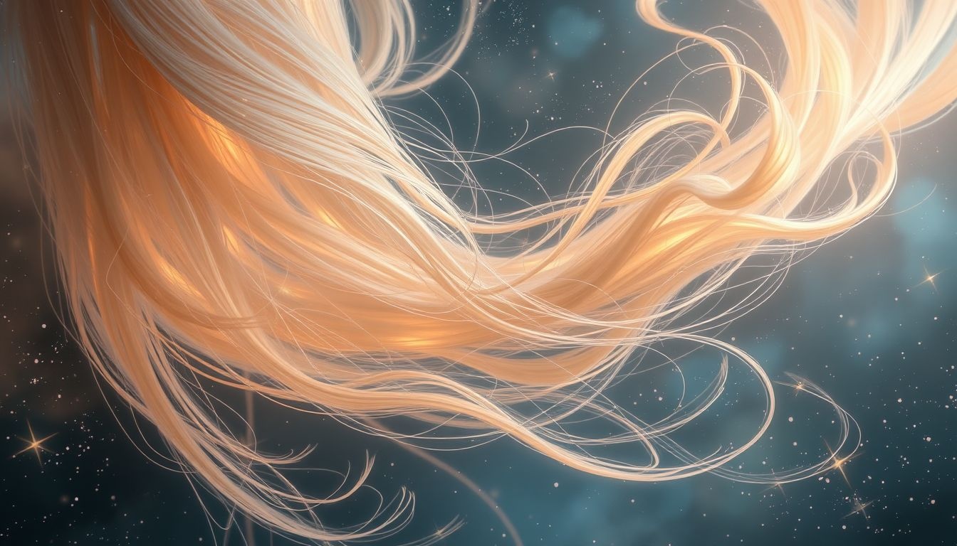 Dromen over verkleurd lichtblond haar symboliseert veranderende zelfidentiteit.