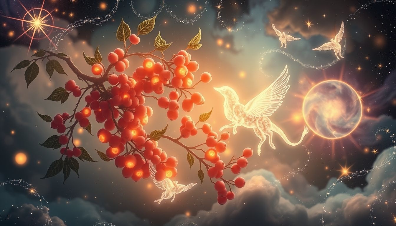 Dromen over bessen symboliseren vaak natuurverbondenheid en innerlijke groei.