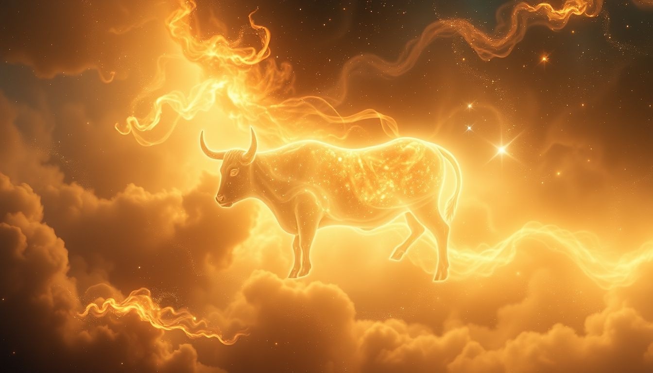 Een os zonder hoorns symboliseert zachte kracht en zelfbeheersing.