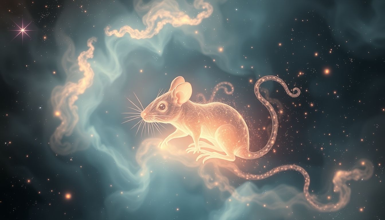 Een rat die herleeft symboliseert onverwachte kansen en vernieuwing.