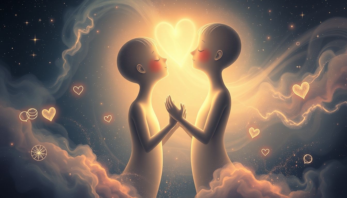 Een kus op de wang symboliseert liefde en verbondenheid binnen familie.