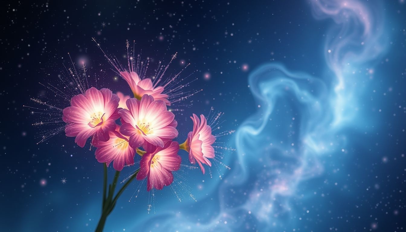 Een boeket primula's ontvangen symboliseert nieuwe hoop en vreugde.