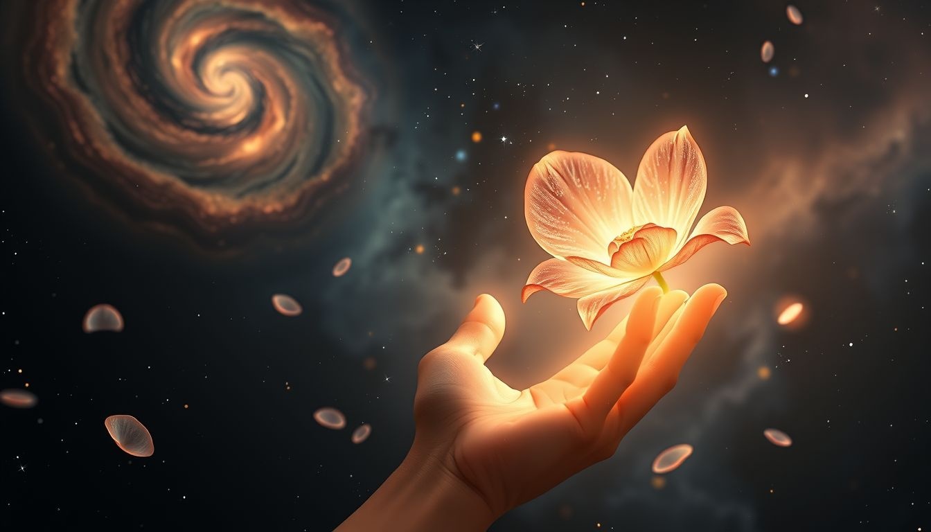 Een leverbloem geven symboliseert genezing en diepe emotionele verbondenheid.