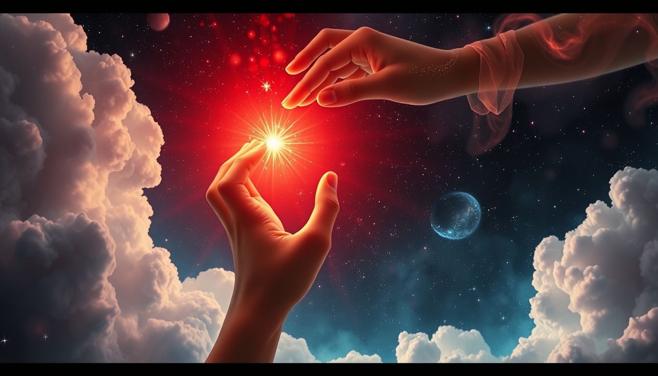 Zalving met bloed symboliseert diepe transformatie en spirituele zuivering.