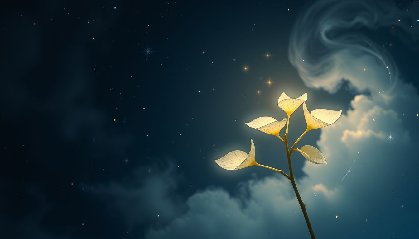Een sensitieve plant die niet sluit, symboliseert emotionele openheid.