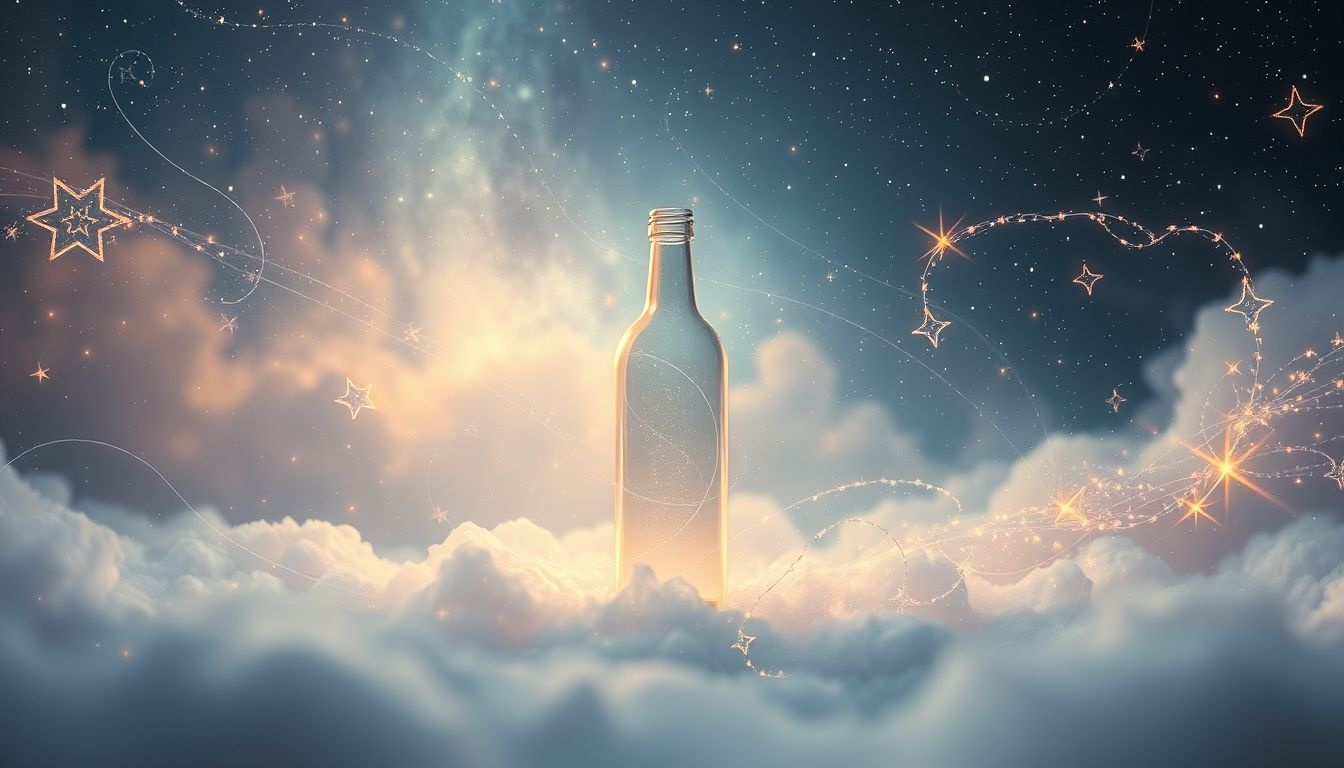 Een lege fles in dromen symboliseert vaak gemiste kansen en leegte.