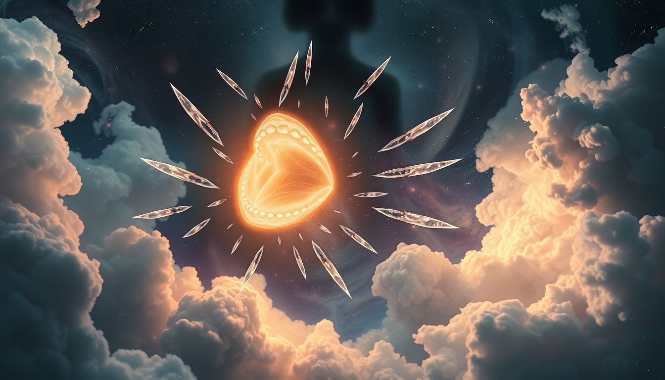 Een mesaanval in de keel symboliseert gevoelens van bedreiging en kwetsbaarheid.