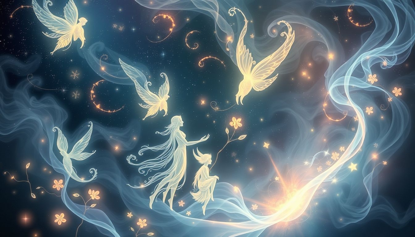 Elfen symboliseren vaak diepe verbondenheid met natuur en spiritualiteit.